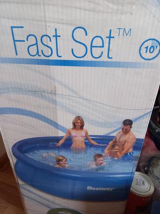Nový bazén bestway fast set 366 x 76 cm,