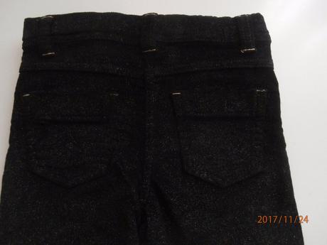 Nohavice so striebornými trblietkami na 4-5 rokov, f&f,110