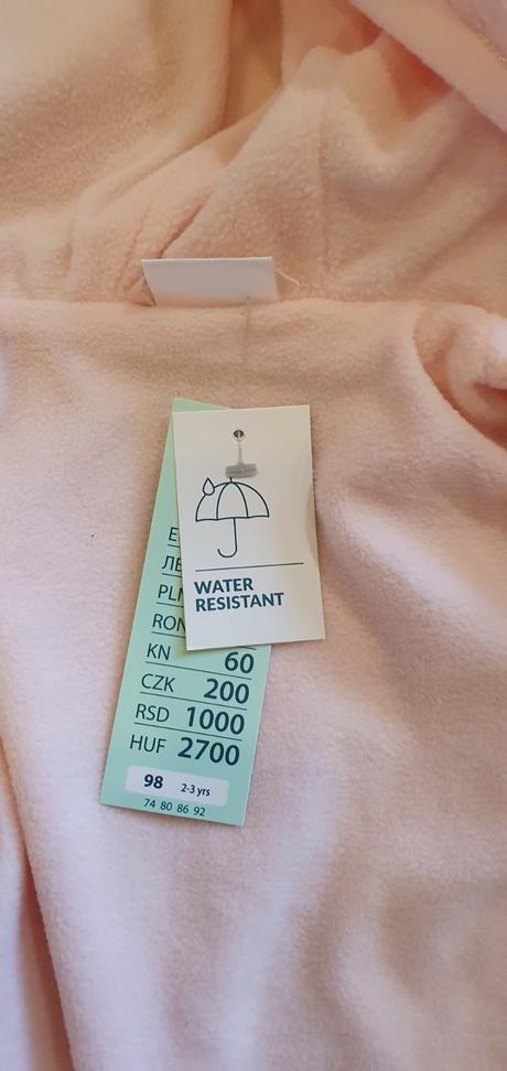 Metalicka bundička do dažďa 98, pepco,98