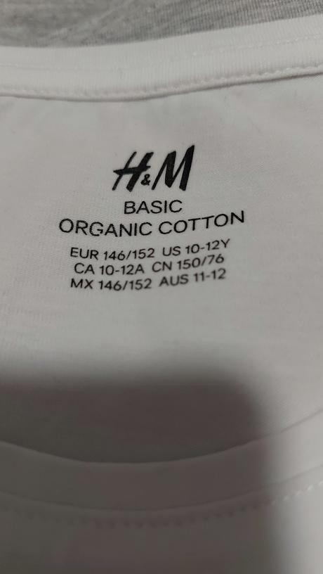 Tričká h&m č.146/152 (3 kusy), h&m,146