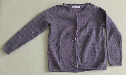Svetrík tmavo-sivý h&m 110/116, h&m,110