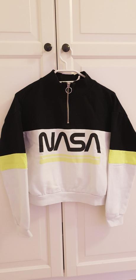 Mikina croptop, h&m,158