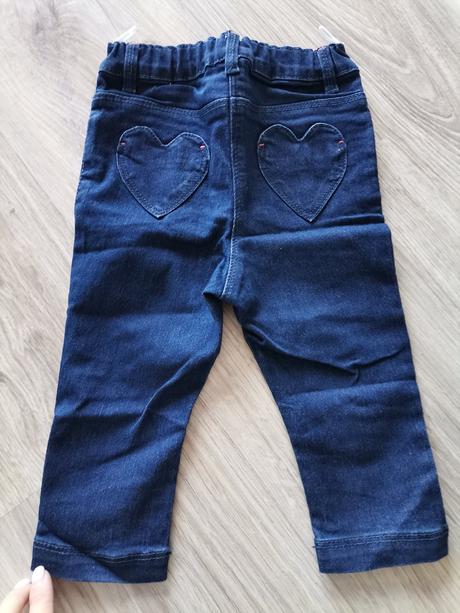 Dievčenské tmavomodré rifle, baby club,80