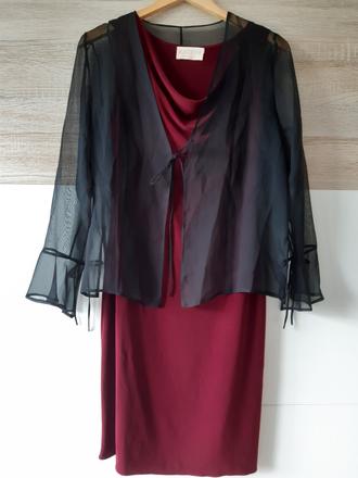 Krasne slavnostne saty s bolerkom, l