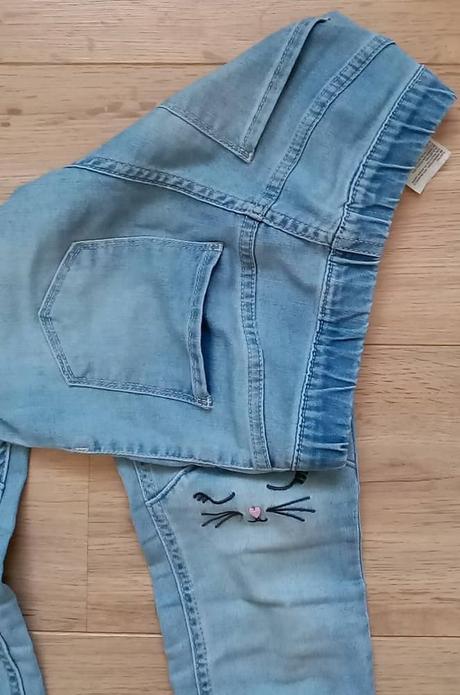 Rifle dievčenské 2ks veĺ.140, h&m,140