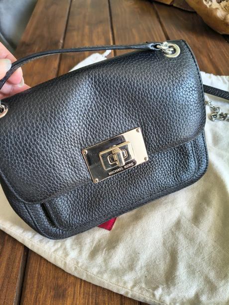 Michael kors kožená kabelka crossbody, michael kors
