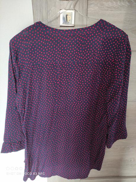 Modra košeľa so srdiečkami, gate,m