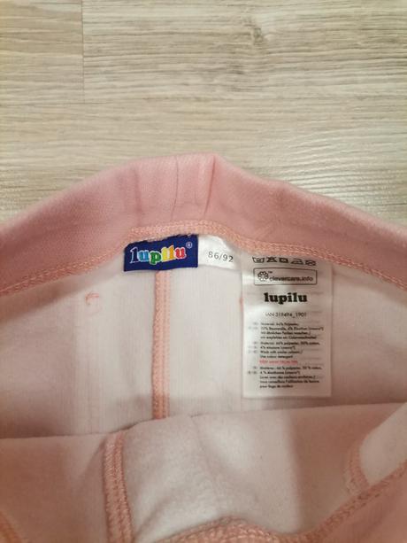 Dievčenské ružové zateplene džeginy, lupilu,92