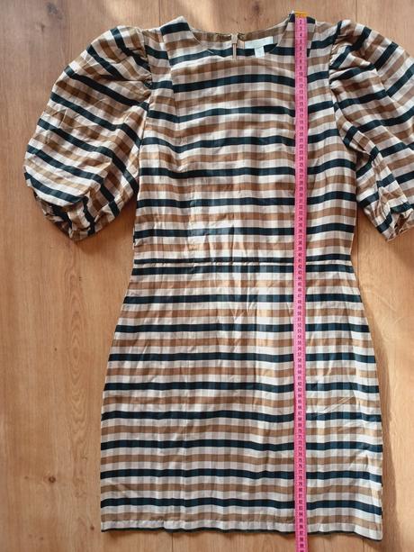 Kárované šaty, h&m,36