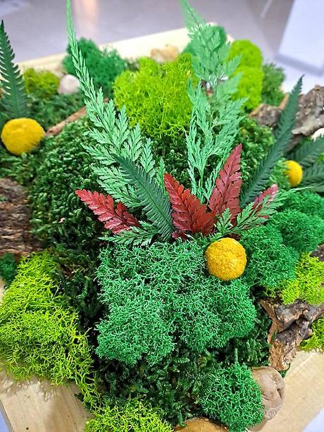 Machová dekorácia 30x30cm, 