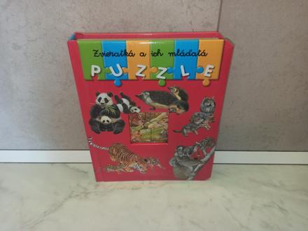 Zvieratka a ich maladata - puzzle leporelo,