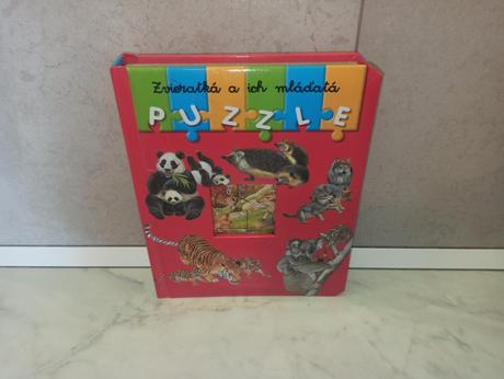 Zvieratka a ich maladata - puzzle leporelo,