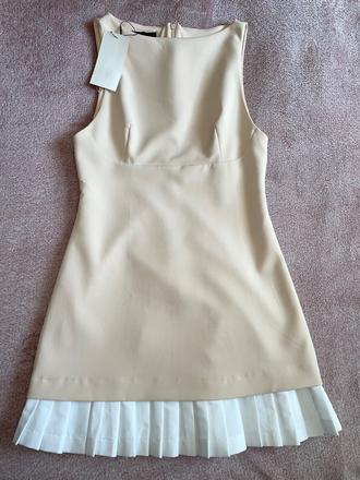Elegantné volánové šaty, zara,m