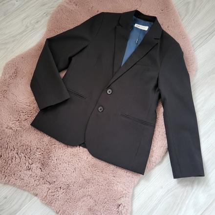 128 cierne sako, h&m,128