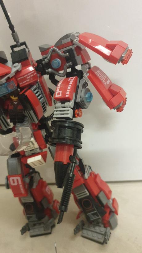 Skladačka úplná kópia lego ninjako 70615 - robot,