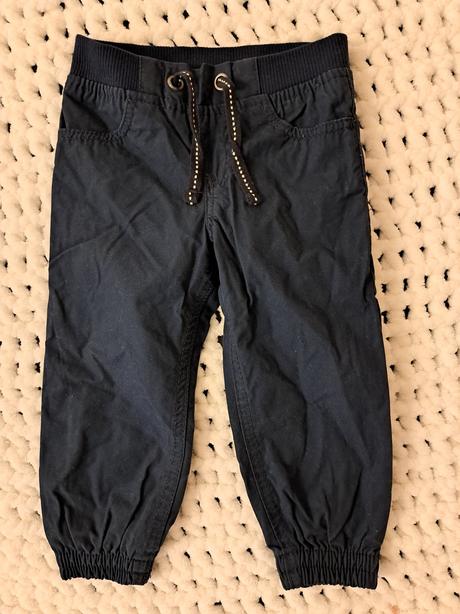 Modré teplejšie nohavice, lupilu,86