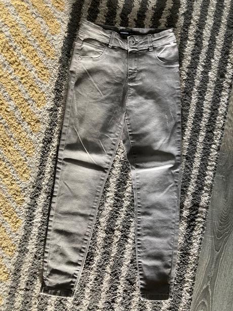 Šedé skinny rifle, reserved,140