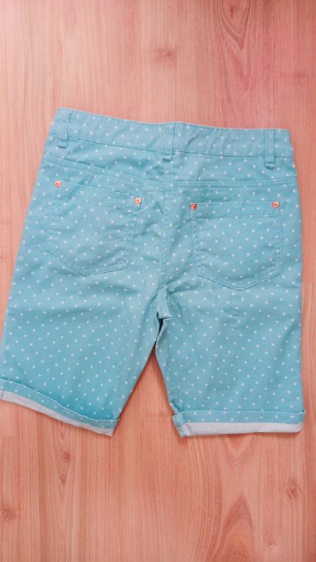 .tyrkysové kraťasy, c&a,164