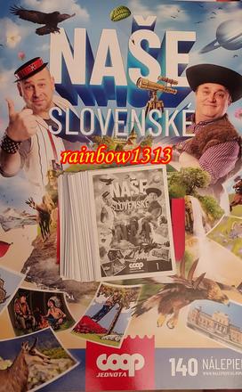 Album a celá séria nálepiek naše slovenské naj,