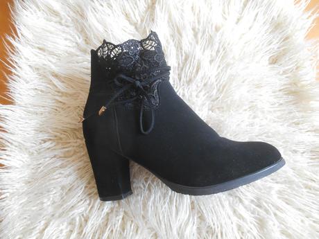 Členkové čižmy bosido s krajkou veľ. 39, 39