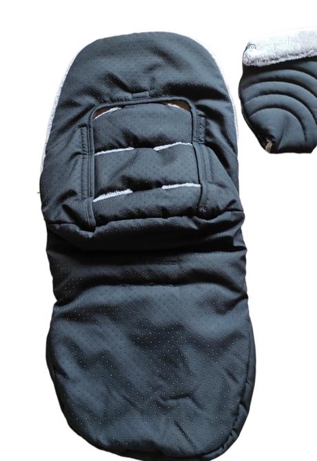 Zimný kožušinovy fusak & rukávniky zn. kiddy, kiddy