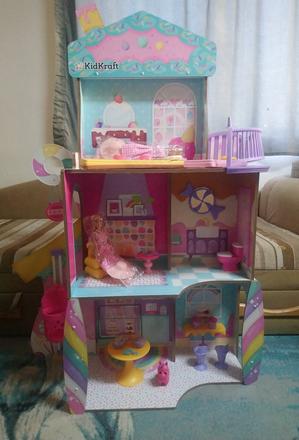 Candy castle pre bábiky- sladký domček, kidkraft, 