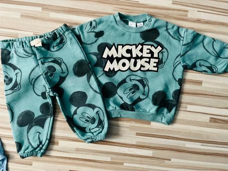Veľ.74zn.h&m krásny mickey setík mikinka tepláčiky, h&m,74