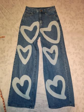 Široké rifle, h&m,s