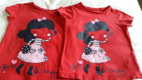 Tričká pre dvojičky s krátkym rukávom 110, 110