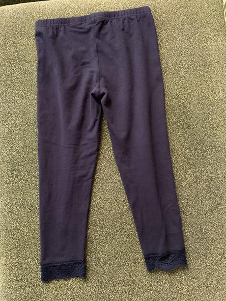 3/4 legíny s čipkou, kappahl,140