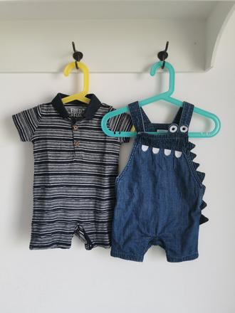 Chlapčenské kraťasy na traky+body, 68–80