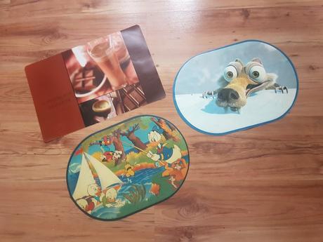 Nepremokavé podložky na stolovanie, 