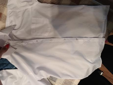 Chlapčenská biela košeľa 134, 134