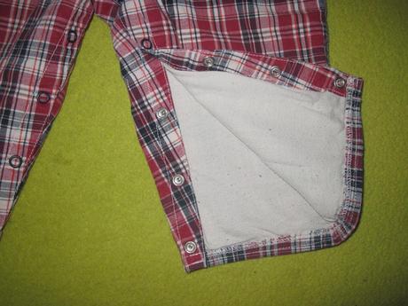 Kockovane na traky 9-12m, h&m,80
