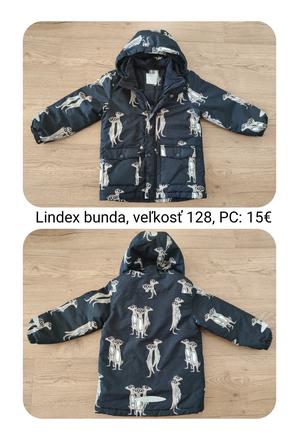 Lindex bunda, veľkosť 128, lindex,128