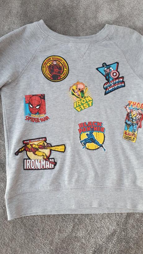 Mikina h&m marvel 134/140, h&m,140