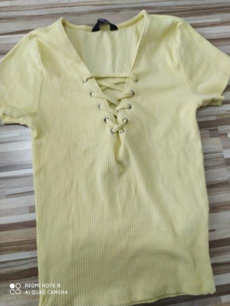 Tričko s výstrihom, new look,38