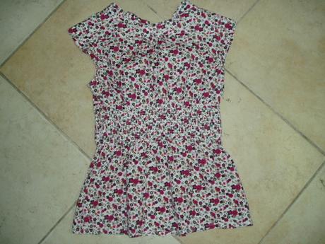 H&m kvietková blúzka, h&m,s