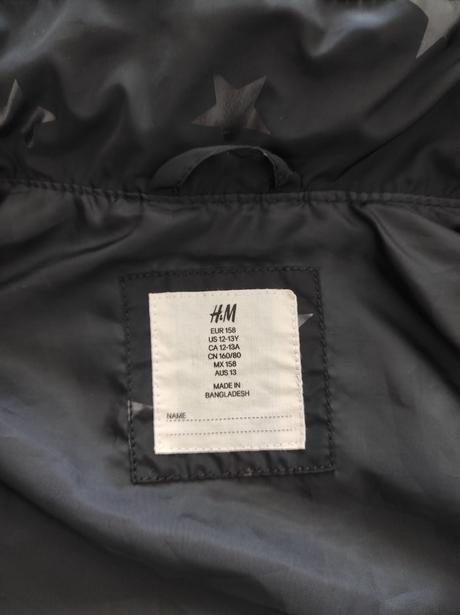 Ľahká bunda, h&m,158