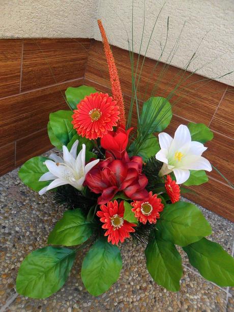 Ikebany, vence na hroby, 