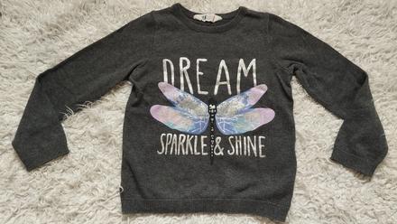 Sveter s motýľom, h&m,110