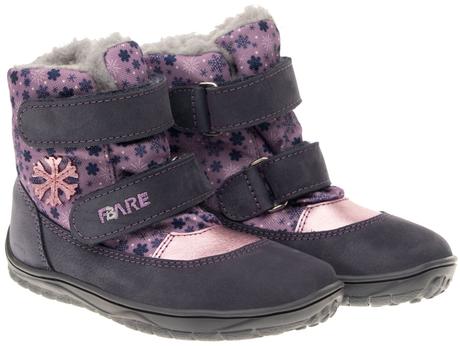 Fare bare - zimná obuv s vločkou, fare,26