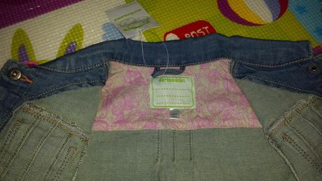 Riflová bunda vertbaudet, vertbaudet,104