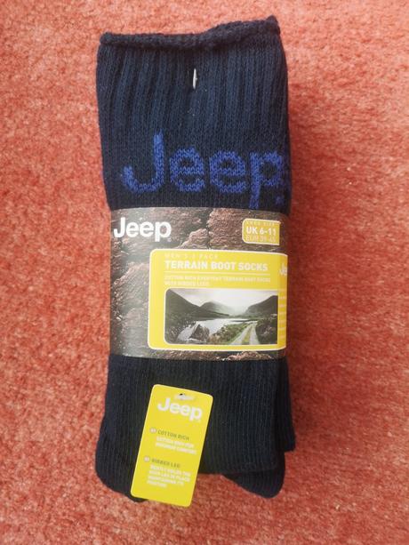 Jeep pánske ponožky 3 páry veľkosť 39-45, 39 / 40