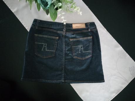 Riflová sukňa m/l, zara,m