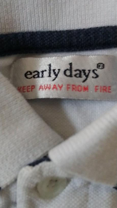 2 ks chlapčenských bielych tričiek na 9-12 mesiac., early days,80