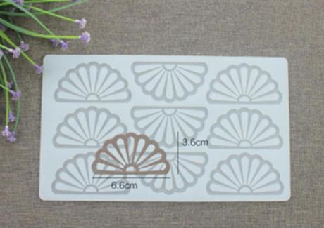 Silikónová forma vejárik 01 - skladom, sf-192,