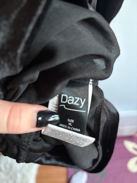 Dazy semišové mini šaty, l