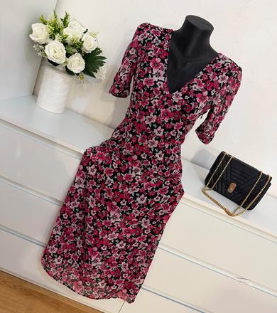 H&m kvetinové šaty elegantné, h&m,s