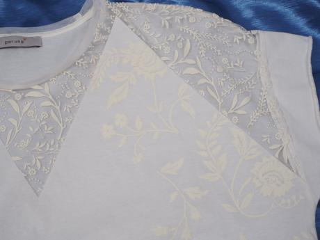 Luxusné biele tričko per una, marks & spencer,44